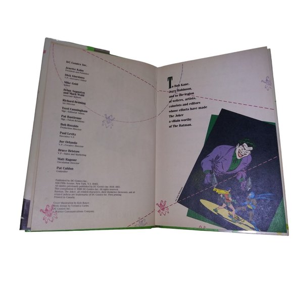VTG The Joker DC Comics The Greatest Story Ever Told Hardcover Book 1988 - Picture 5 of 12